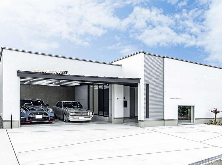 ガレージハウス外観