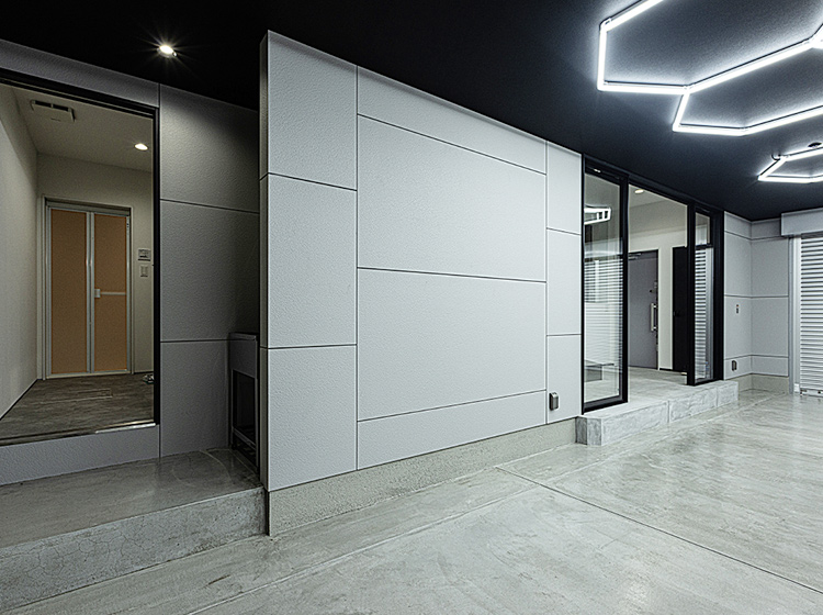 ガレージハウスの内観