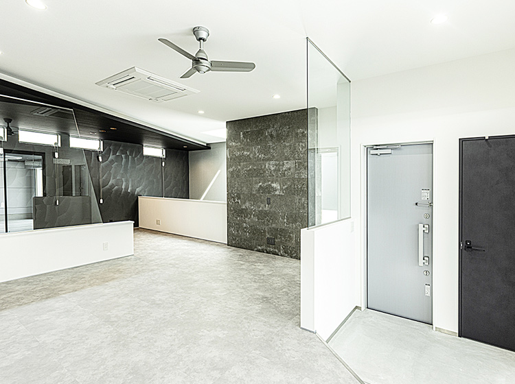 ガレージハウスの内観