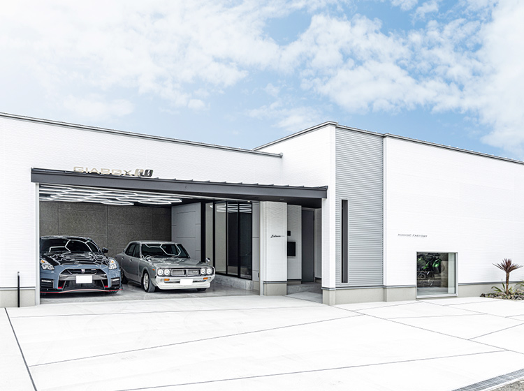 ガレージハウス外観